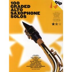 Music Sales - Dip In 100 Graded Alto Sax Solos - f. Alt-Saxophon