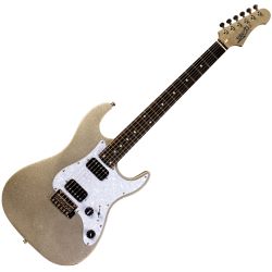 JET Guitars JS500 Silver Sparkle E-Gitarre