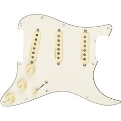 Fender Pre-Wired Strat Pickguard Vintage Noiseless SSS 11 Hole WBW