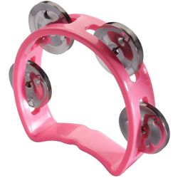 STAGG Mini-Schellenring rosa