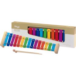 STAGG META-K15 RB Metallophon mit 15 farbigen Stäben