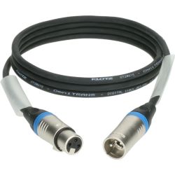 Klotz LX3-3X1K2-02.0 DMX Kabel OT206Y schwarz 2m