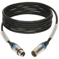 Klotz LX6-5X1K2-00.6 DMX Kabel DC422CY schwarz 0.6m