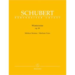 Bärenreiter - Winterreise op.89 D911 - Gesang (mittel) & Klavier - F. Schubert