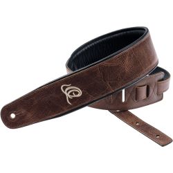 Ortega OSCL-4 Echtleder Gitarrengurt „vintage brown“