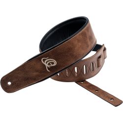 Ortega OSCL-7 Echtleder Gitarrengurt „vintage cognac“