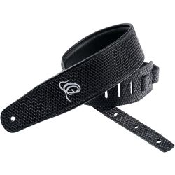 Ortega OSCU-4 Echtleder Gitarrengurt „black braid“