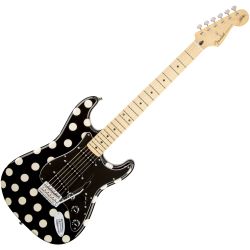 Fender Buddy Guy Standard Strat MN Polka Dot E-Gitarre