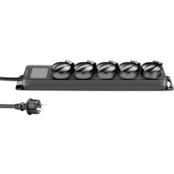Adam Hall 8747 IP5 Steckdosenleiste 5fach IP 44