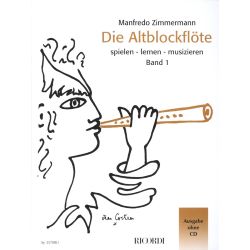 Ricordi - Die Altblockflöte Band 1 - Manfredo Zimmermann
