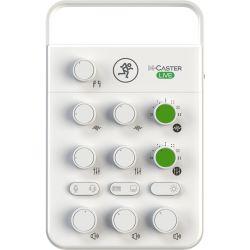 Mackie M-Caster Live White Portable Live Streaming Mixer