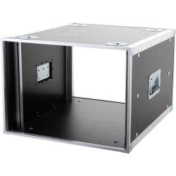 KORN Case 19 Zoll Rack ohne Deckel 8 HE / 60 cm Hexa Casebau