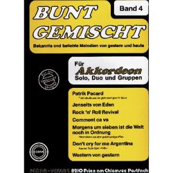 Ecora - Bunt Gemischt Band 4 - f. Akkordeon Solo/Duo/Gruppen