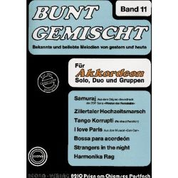 Ecora - Bunt Gemischt Band 11 - f. Akkordeon Solo/Duo/Gruppen