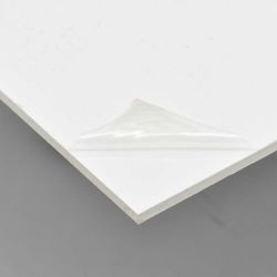 Göldo PG51W Pickguard Rohmaterial/weiss/1-lagig
