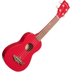 Kala Makala Shark Red Sopran-Ukulele inkl. Gigbag