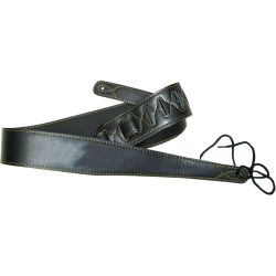Cort CA360L schwarz/braun Gitarrengurt Leder