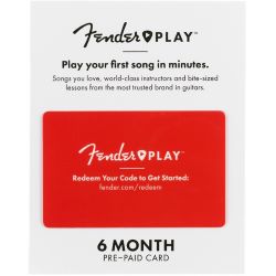 Fender Play - 6 Monate Prepaid Karte
