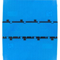 Adam Hall Kabelbrücke Defender MIDI 5 2D SET BLU - Rollstuhlrampe Set