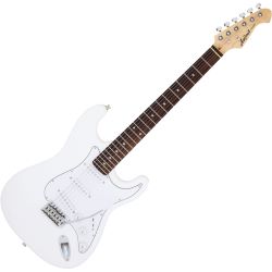 Aria Pro-II STG-003-WH White E-Gitarre