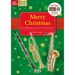 Hage - Merry Christmas für Bb-Instrumente (+OA)