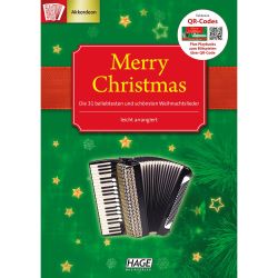 Hage - Merry Christmas für Akkordeon (+OA)