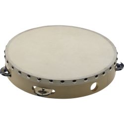STAGG STA-1110 Holz-Tamburin mit 1 Reihe Schellen