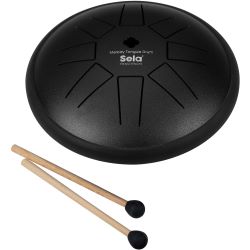Sela Melody Tongue Drum 6“ (15cm) C Maj Black