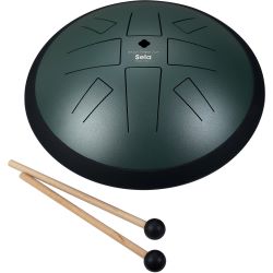 Sela Melody Tongue Drum 10“ (25 cm) C Golden Gate Dark Green