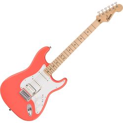 Fender Squier Sonic Stratocaster HSS Tahitian Coral E-Gitarre