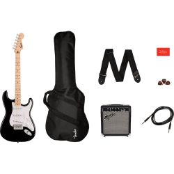 Fender Squier Sonic Stratocaster Pack Black E-Gitarre
