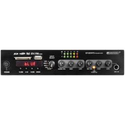 OMNITRONIC EP-220PS Vorverstärker mit MP3-Player, Bluetooth und FM-Radio 9.5"