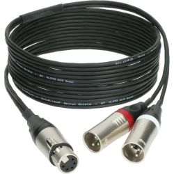 Klotz SMY414K-030 XLR 5p female - 2 x XLR 3p male