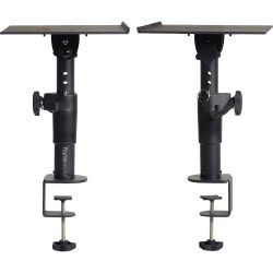 Gator Frameworks GFWSPKSTMNDSKCMP Clamp-On Studio Monitor Stand