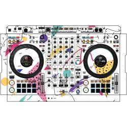 dj-skins - Pioneer DJ DDJ FLX 10 Mizucat White Skin