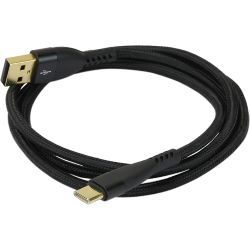 Premium USB-A Adapterkabel auf USB-C schwarz 2 m