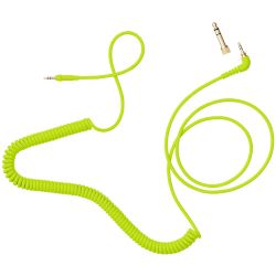 AIAIAI C18 coiled Kabel mit Adapter 1.5m Neon