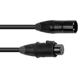 EUROLITE DMX Kabel EC-1 IP65 3pol 20m sw