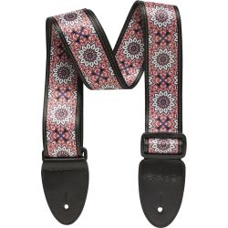 STAGG Terylen-Gitarrengurt STE Mandala Pink