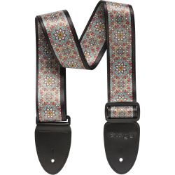 STAGG Terylen-Gitarrengurt STE Mandala Blau