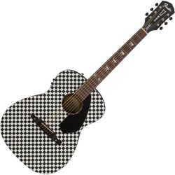 Fender Tim Armstrong Hellcat WN Checkerboard Westerngitarre