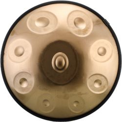 U-Turn Steel Handpan 22" 9 Töne D Kurd Copper + Tasche + Poliertuch