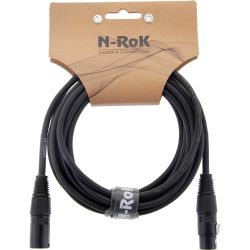 N-RoK Premium Kabel XLR Male / XLR Female 5m