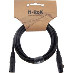 N-RoK Premium Kabel XLR Male / XLR Female 3m