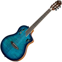Ortega RTPDLX-FMA TourPlayer Konzertgitarre mit Tonabnehmer inkl. Gigbag