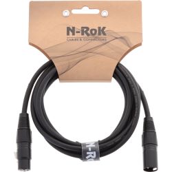 N-RoK Premium Kabel XLR male / XLR Female 2,5m