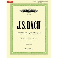 Edition Peters - Kleine Präludien, Fugen und Fughetten - f. Klavier - J.S. Bach