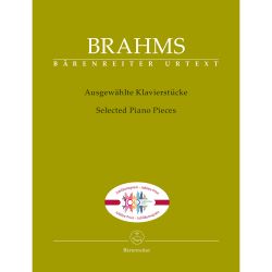 Bärenreiter - Ausgewählte Klavierstücke Johannes Brahms - f. Klavier