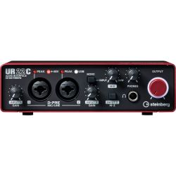 Steinberg UR22C USB 3 Audio Interface + iPad Support Rot