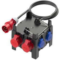 PCE Mobilverteiler Kunststoff IMST MV 2x16/5 5xSSD 2m5G2.5St16 H07 S IP44